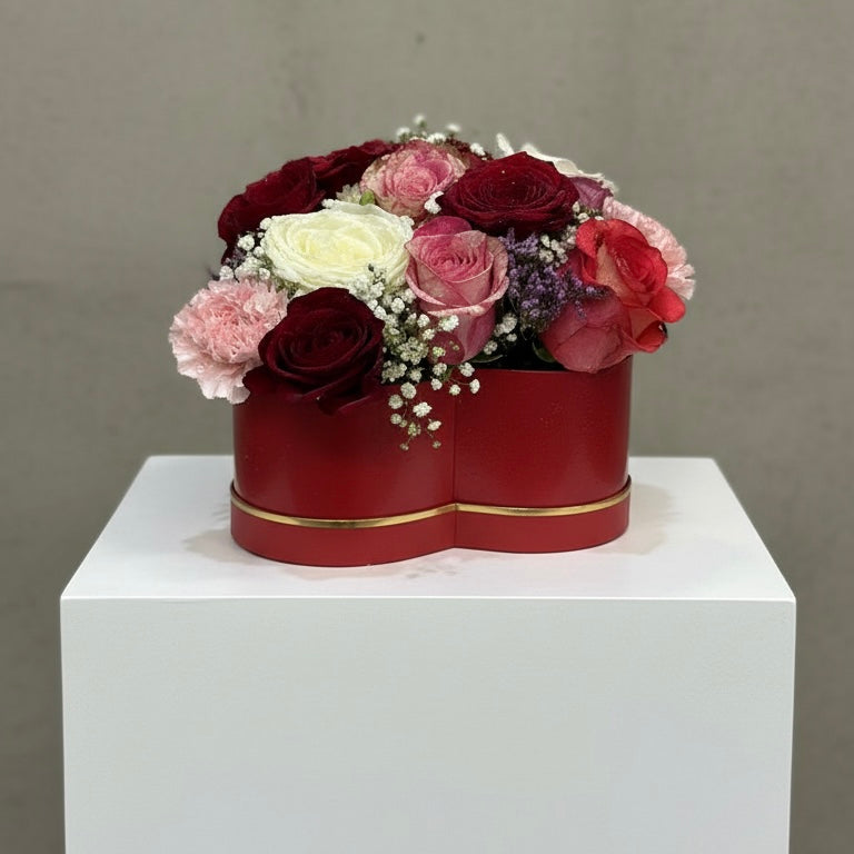 Blumenbox Herzförmig