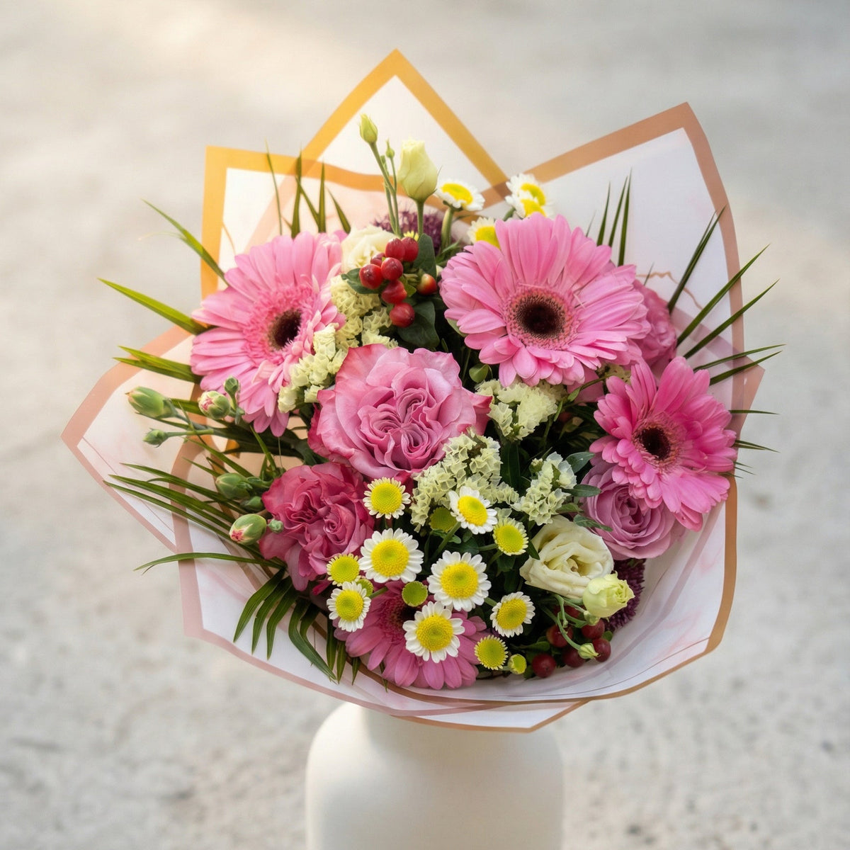 Rosa Frühlingsgruß
